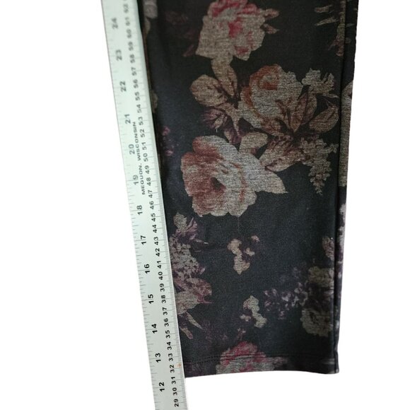 Michel Studio Pants Women's Size 2X Floral Print Straight Leg - Picture 8 of 14